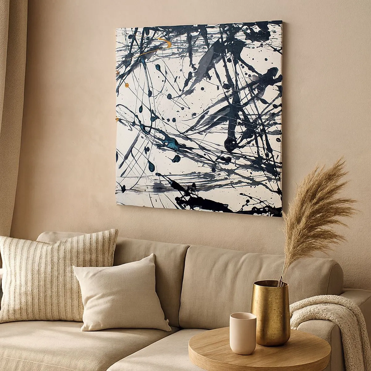 Obraz na plátně - Expresionistická abstrakce - 30x30 cm