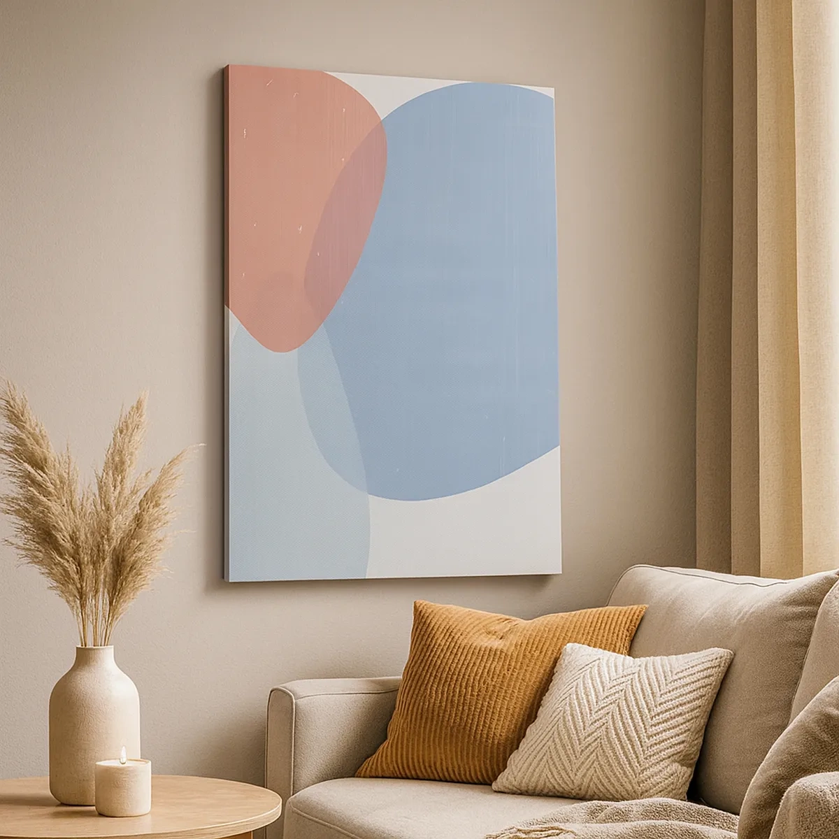 Obraz na plátně - Pastelové vztahy - 50x70 cm