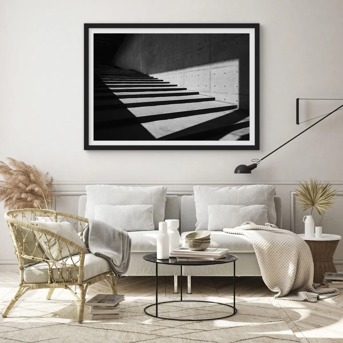 Plakát v černém rámu - Syrová krása modernismu - 70x50 cm