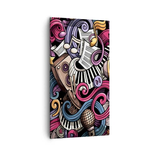 Obraz na plátně - Komplikovaná melodie - 55x100 cm