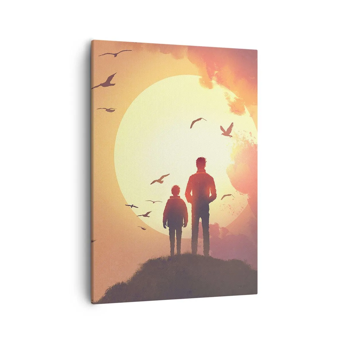 Obraz na plátně - Se sluncem tváři v tvář - 50x70 cm