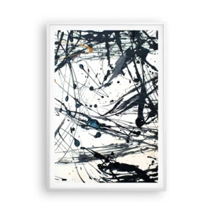 Plakát v bílém rámu - Se smyslem nebo bez smyslu? - 70x100 cm