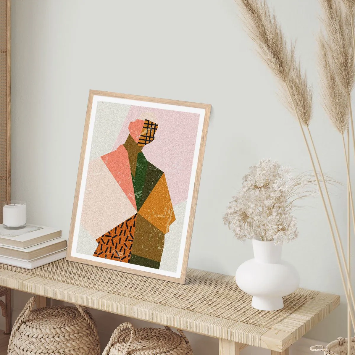 Plakát v rámu světlý dub - Člověk – složitá bytost - 70x100 cm