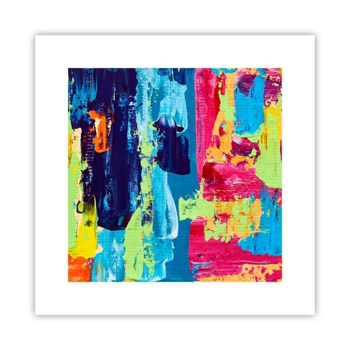 Plakát - Život je krásný! - 30x30 cm