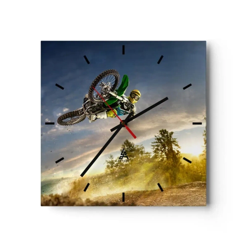 Nástěnné hodiny - Zapni emoce! - 40x40 cm