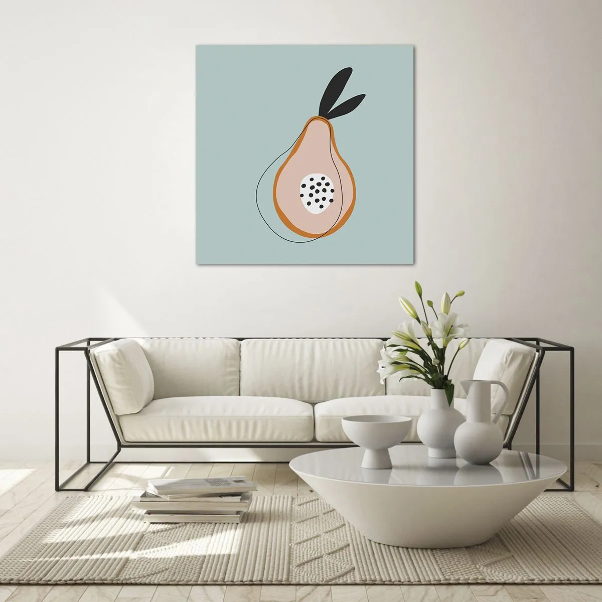 Obraz na skle - Pronikání do podstaty věcí - 40x40 cm