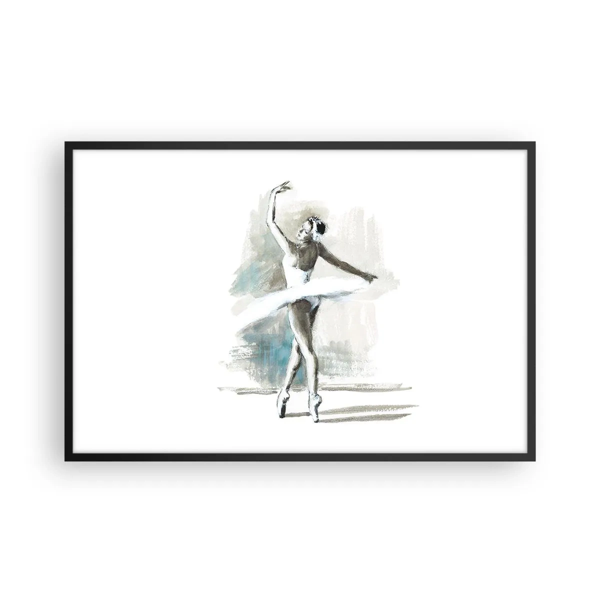 Plakát v černém rámu - Zakletá do labutě - 91x61 cm