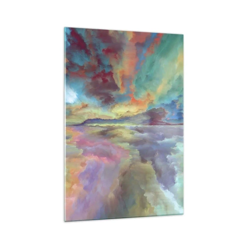 Obraz na skle - Dvě nebe - 70x100 cm