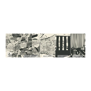 Vzor Fototapety Samolepicí Deluxe Sticker - Dynamika současnosti - Abstrakce, Vinobraní, Grafika - 100x30 cm