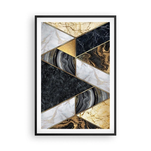 Plakát v černém rámu - Kámen vedle kamene - 61x91 cm