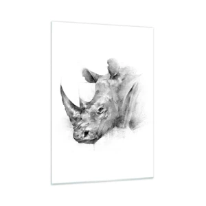 Obraz na skle - Africký portrét - 50x70 cm