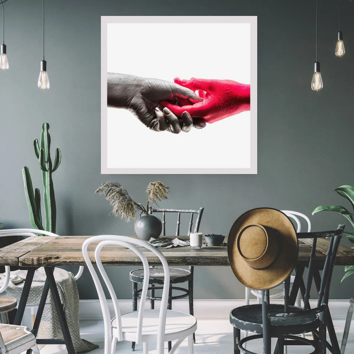 Plakát - Spolu i když jsme odlišní - 60x60 cm