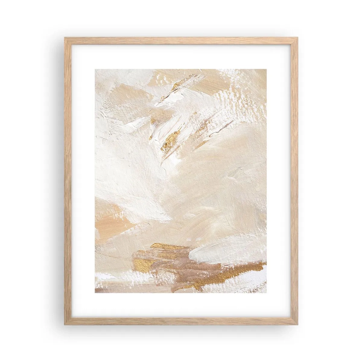 Plakát v rámu světlý dub - Pastelová kompozice - 40x50 cm