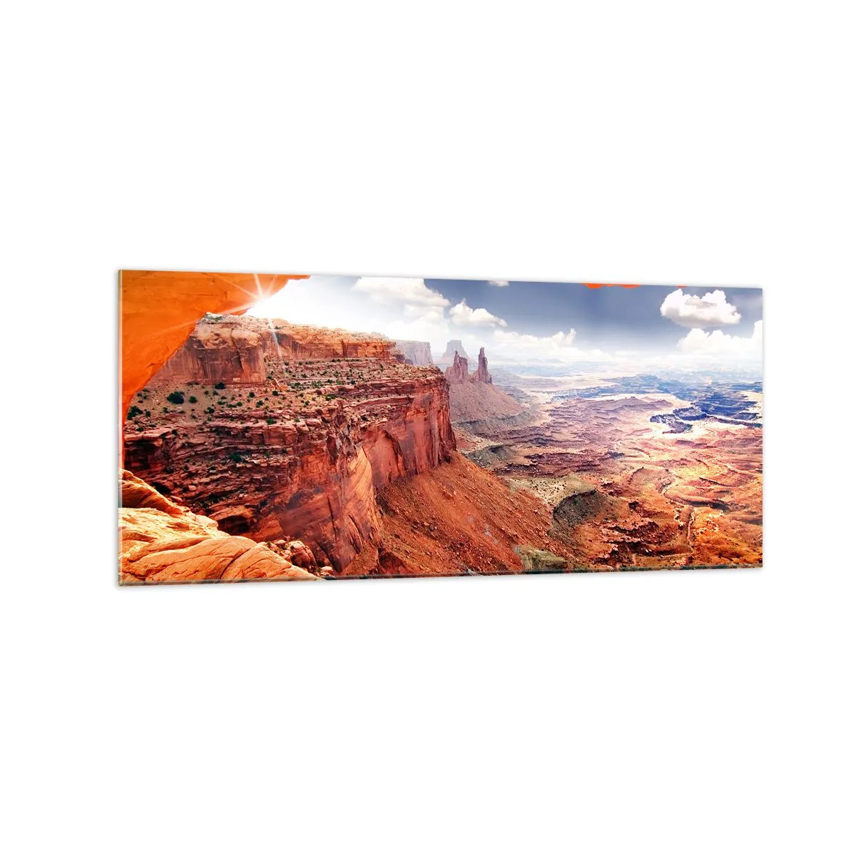 Obraz na skle - Vytesané samotnou přírodou - 120x50 cm