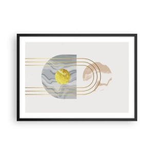 Plakát v černém rámu - Jas a zářivost - 70x50 cm