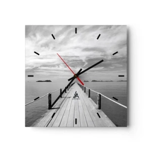 Nástěnné hodiny - Co takhle cesta… - 30x30 cm