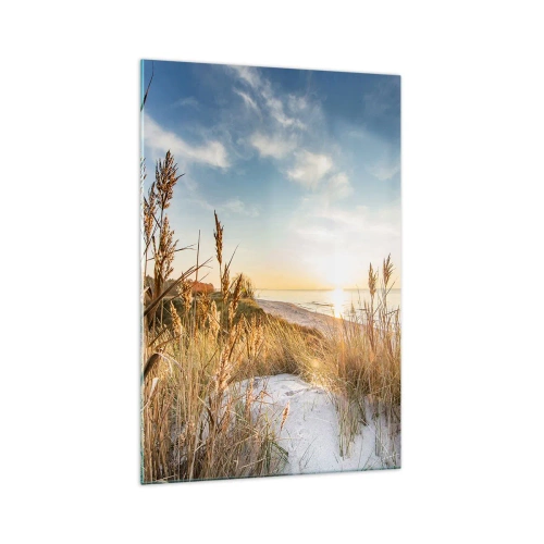 Obraz na skle - Severní pláž - 70x100 cm