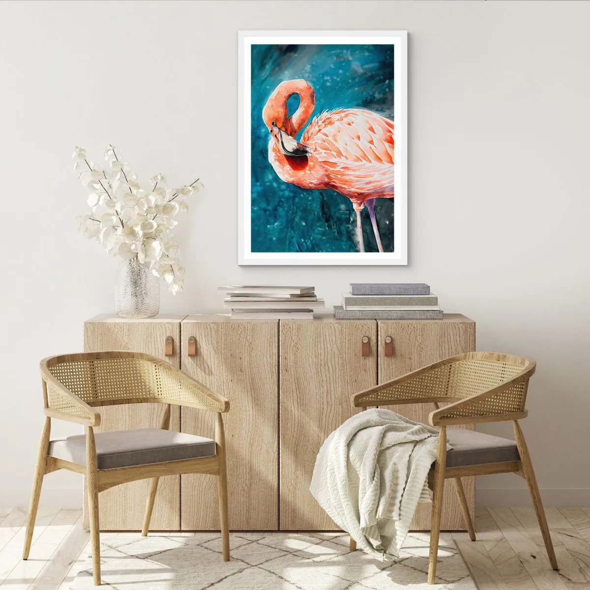 Plakát v bílém rámu - Dekorativní od přírody - 70x100 cm