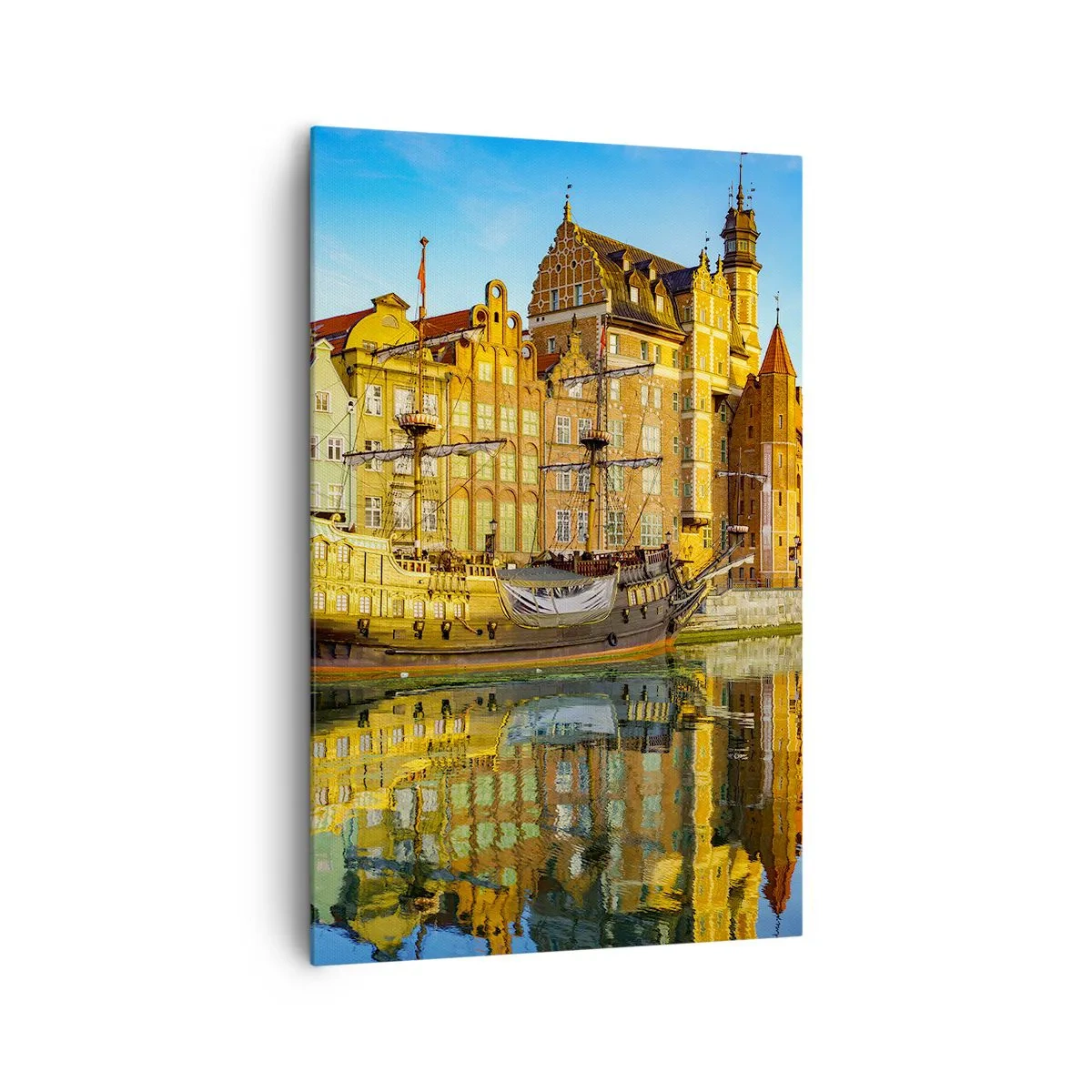 Obraz na plátně - Zrcadlový odraz minulosti - 80x120 cm