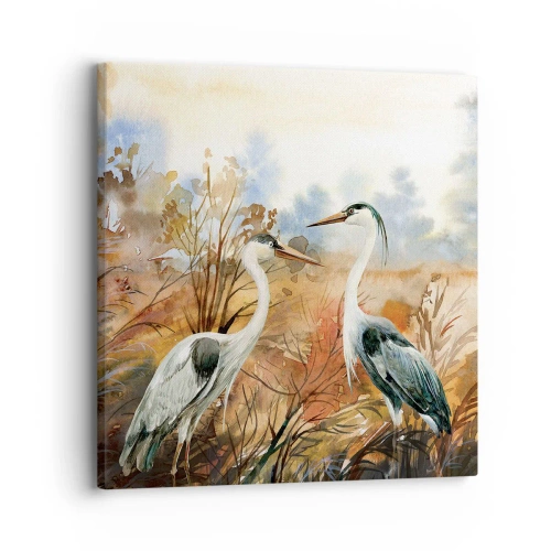 Obraz na plátně - Kam na podzim? - 30x30 cm