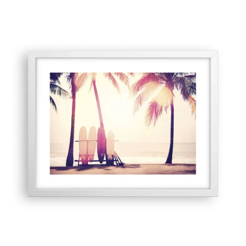 Plakát v bílém rámu - Bude to skvělý den - 40x30 cm