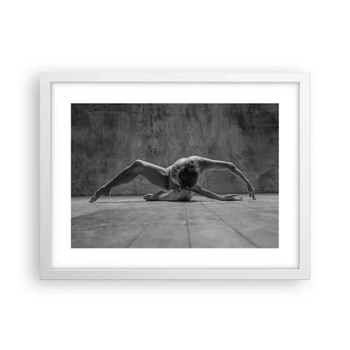 Plakát v bílém rámu - Nalezená symetrie - 40x30 cm