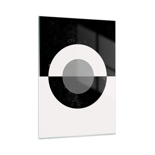 Obraz na skle - Harmonie v černé a bílé - 50x70 cm