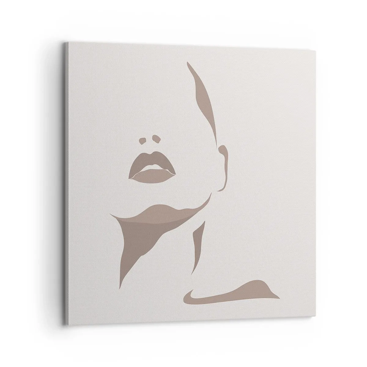 Obraz na plátně - Stvořená ze světla a stínu - 60x60 cm