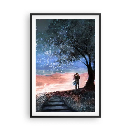 Plakát v černém rámu - Hvězdicovité představení - 61x91 cm