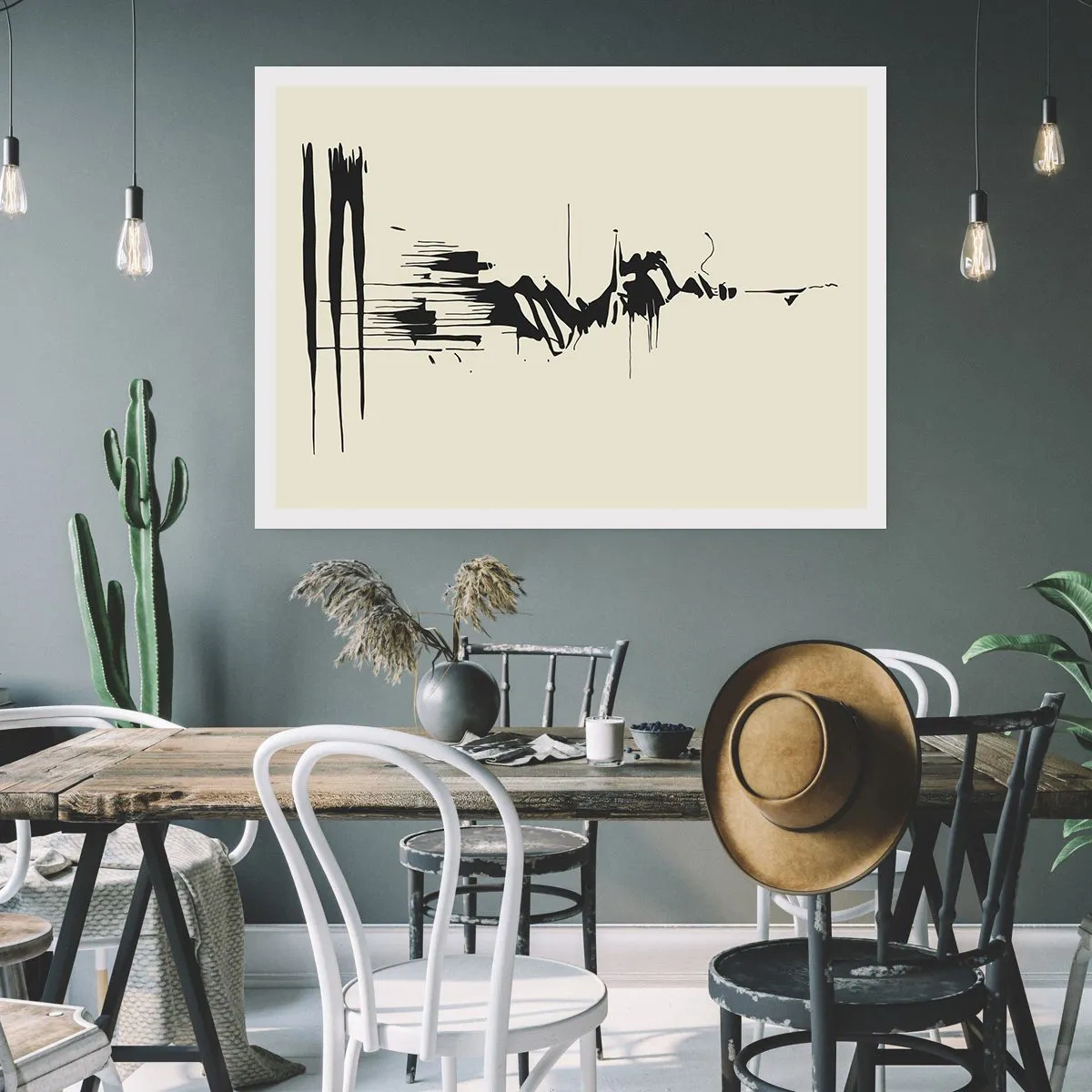 Plakát - Spěšná abstrakce - 91x61 cm