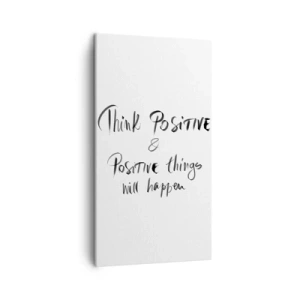 Obraz na plátně - Jak žít? - 45x80 cm