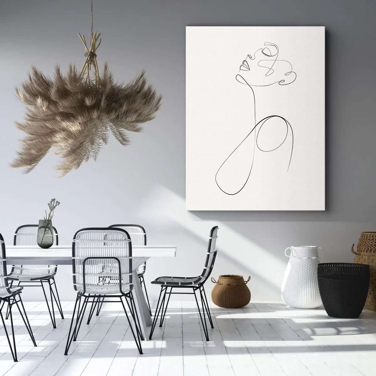 Obraz na plátně - Zamotaná ve snech - 80x120 cm