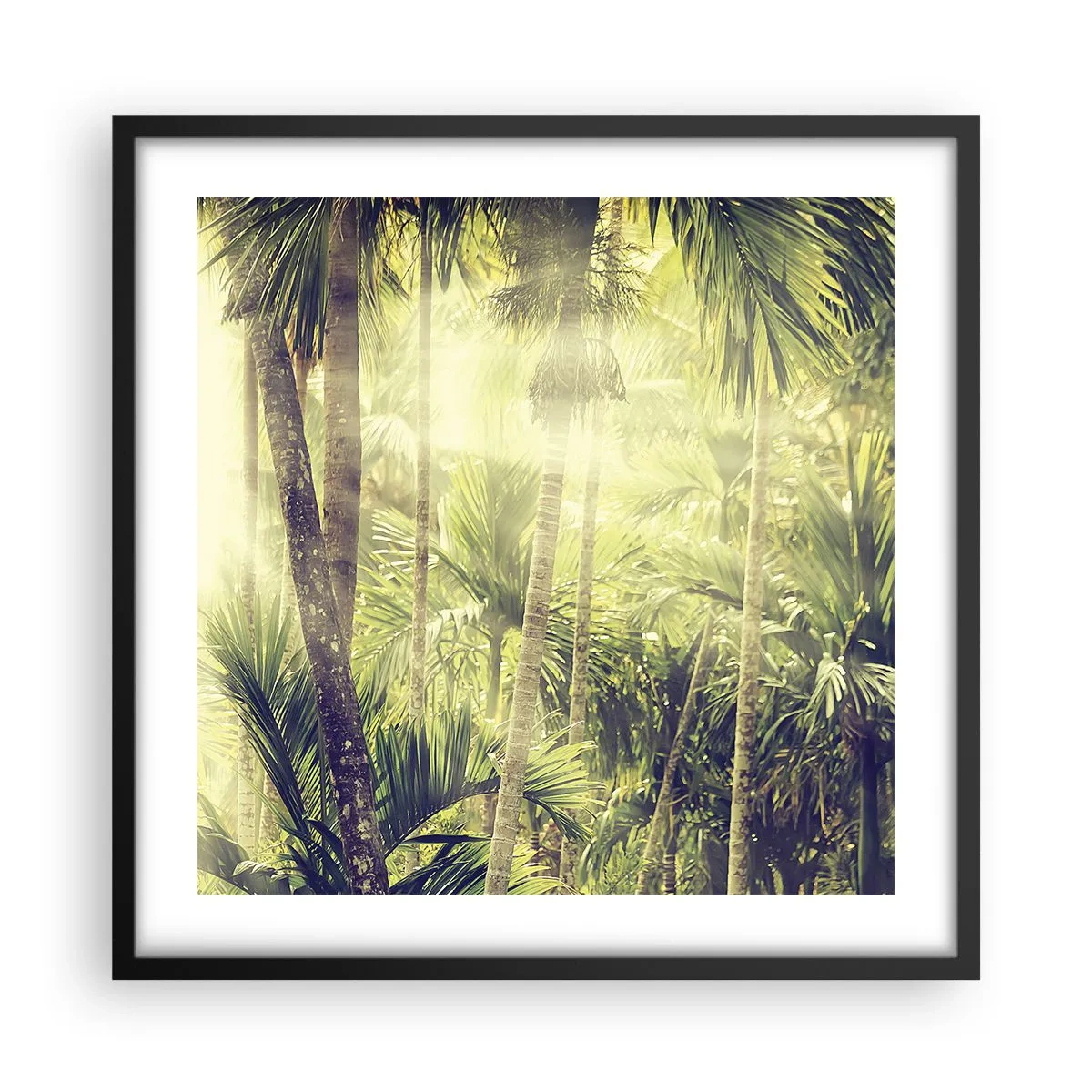 Plakát v černém rámu - V zeleném žáru - 50x50 cm