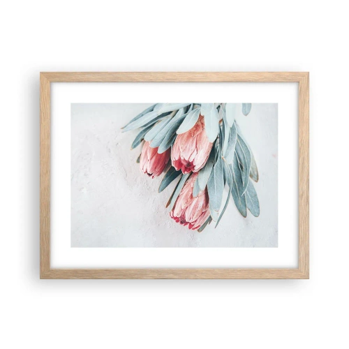 Plakát v rámu světlý dub - Zahanbené svou vlastní krásou - 40x30 cm