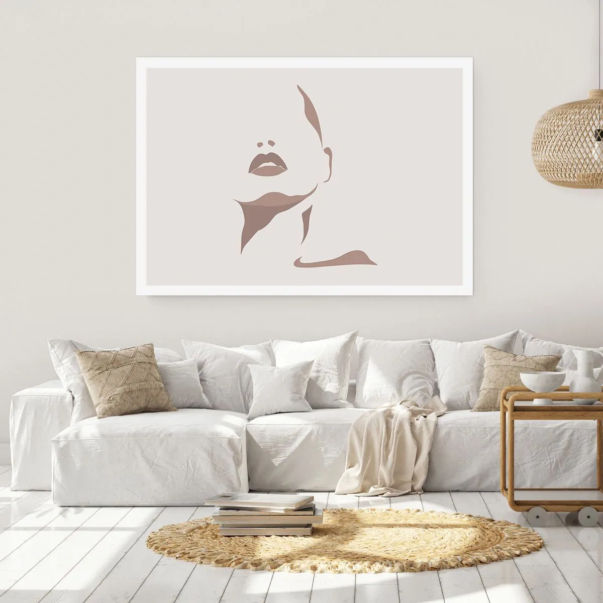 Plakát - Stvořená ze světla a stínu - 70x50 cm