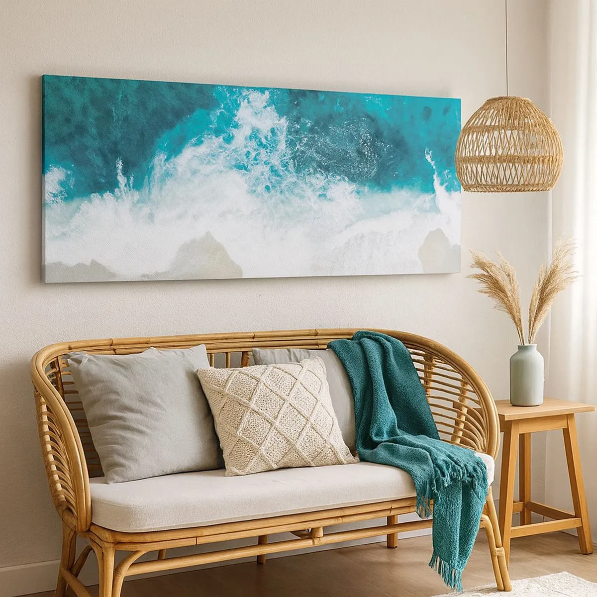 Obraz na plátně - Přirozené pohlazení - 100x40 cm