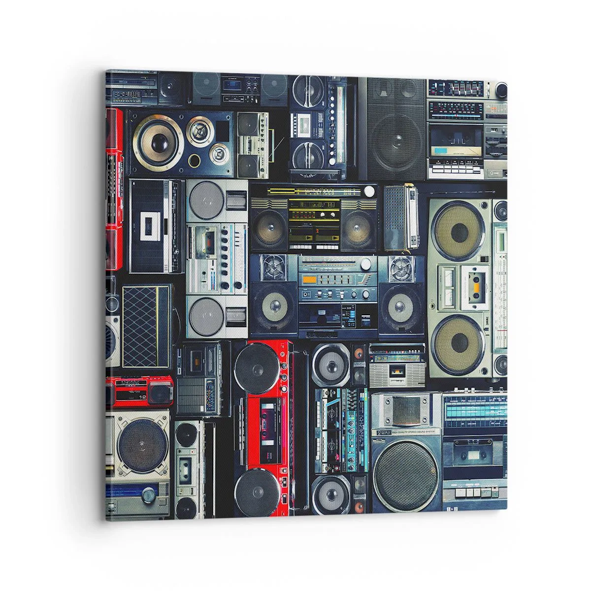 Obraz na plátně - Stesk po 80. letech - 70x70 cm