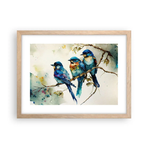 Plakát v rámu světlý dub - Urazil se? - 40x30 cm