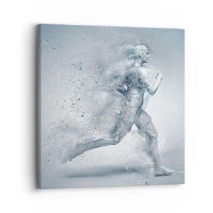 Obraz na plátně - Energie krystalicky čistá - 30x30 cm