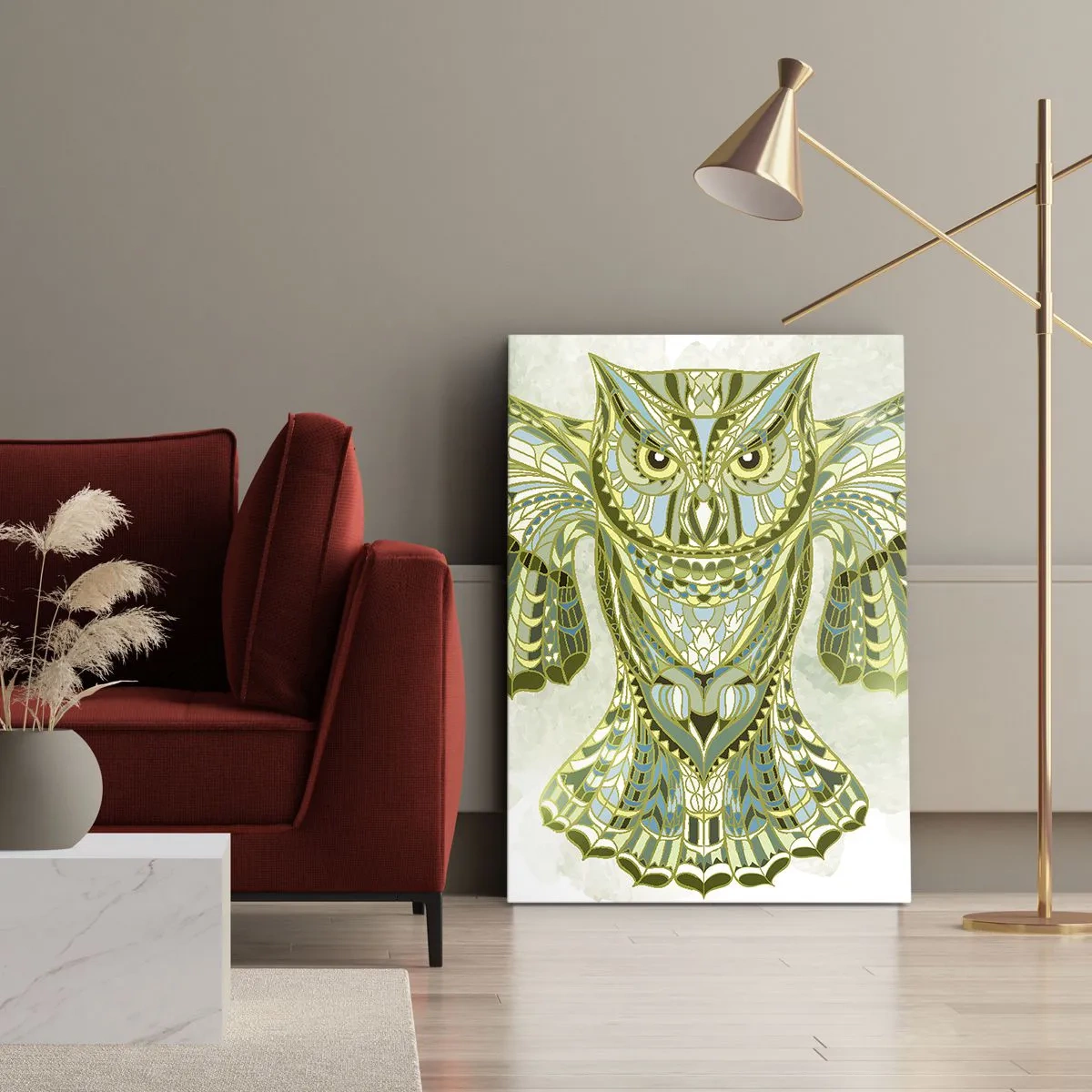 Obraz na plátně - Z keltského posvátného háje - 45x80 cm