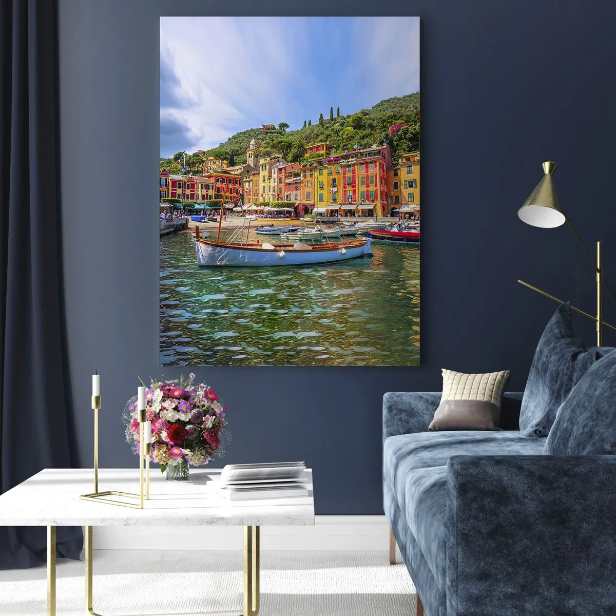 Obraz na skle - Italské dopoledne - 50x70 cm