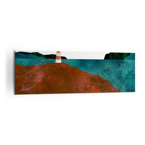 Obraz na plátně - Hledící na moře - 160x50 cm