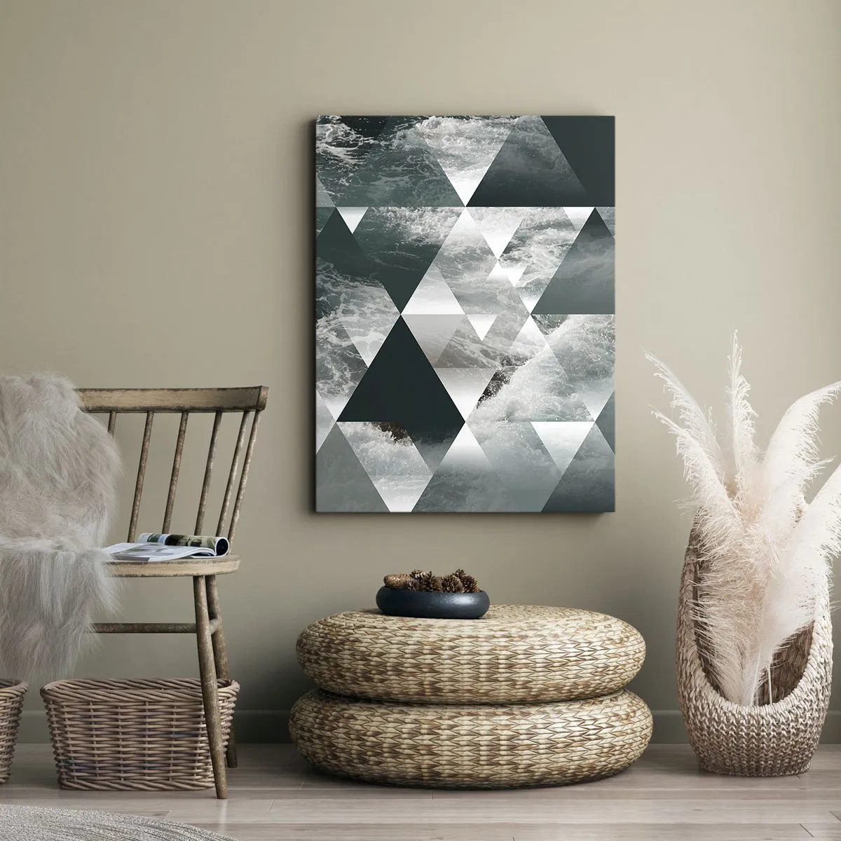 Obraz na plátně - Křišťálová perspektiva - 50x70 cm