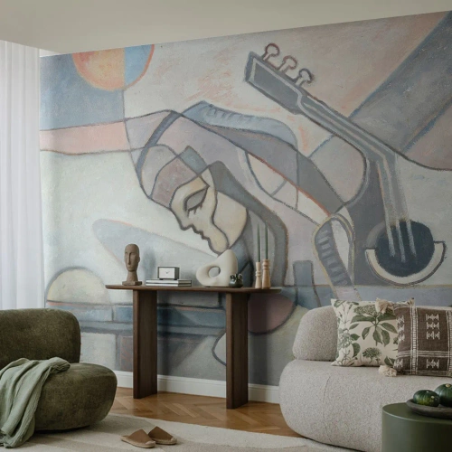 Fototapeta Premium Sand - V moci hudby - Abstrakce, Kubismus, Lidé - 350x256 cm