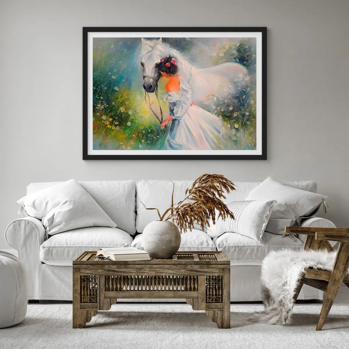 Plakát v černém rámu - Jako z krásného snu - 91x61 cm
