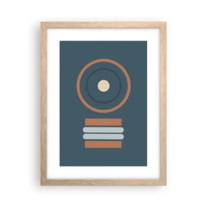 Plakát v rámu světlý dub - Podstata věcí - 30x40 cm