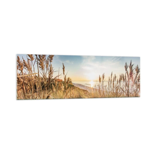Obraz na skle - Severní pláž - 160x50 cm