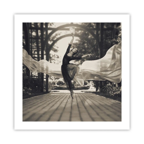 Plakát - Tanec ducha zahrady - 50x50 cm