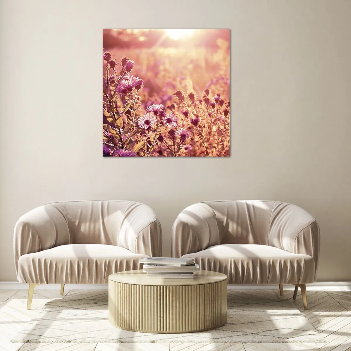 Obraz na skle - Než skončí léto - 60x60 cm