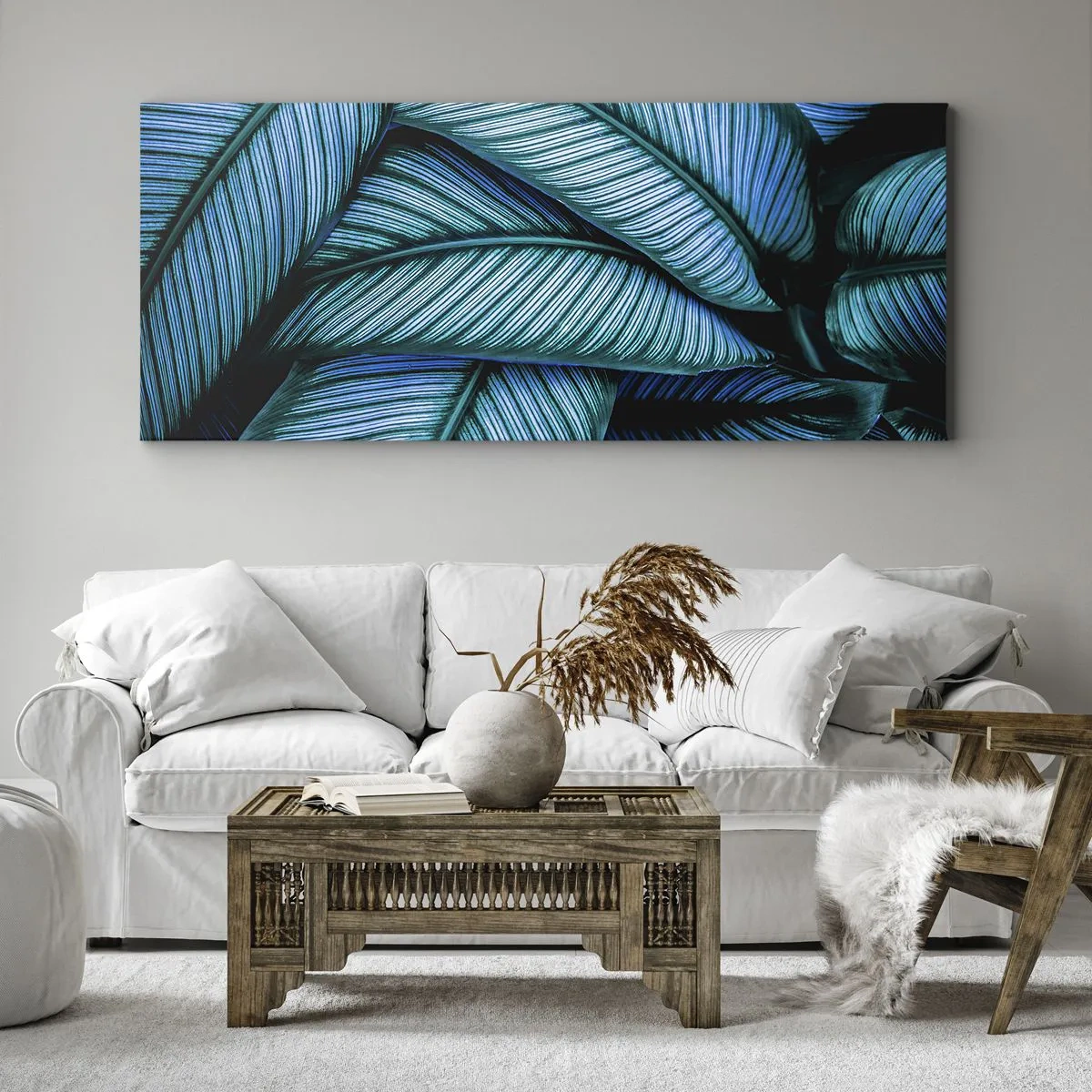 Obraz na plátně - Čáry života - 100x40 cm